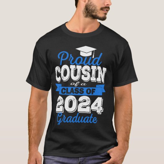2025すごい年誇りを持った卒業シニアの従姉妹 Tシャツ (正面)