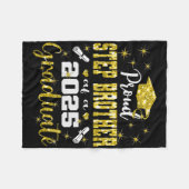 2025すごい年誇りを持った大学院卒業生のステップブラザー フリースブランケット (正面(横))