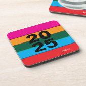 2025はっきりしたカラフル行 コースター (左側)