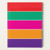 2025はっきりしたカラフル行 プランナー手帳 (裏面)