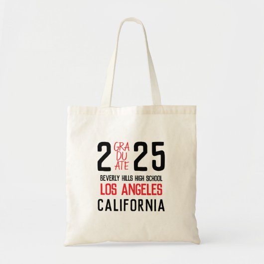 2025はっきりした年モダン級 トートバッグ (正面)