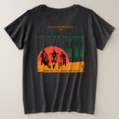 2025よりVII Tシャツの数cc プラスサイズTシャツ (デザイン裏面)