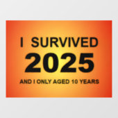 2025を生き延びた ウィンドウサイン (シート)