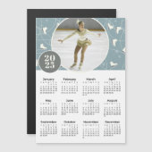 2025アイススケートカスタム写真磁気カレンダー (正面/裏面)