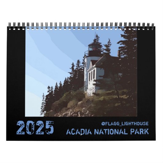 2025アカディア国立公園カレンダー カレンダー (カバー)