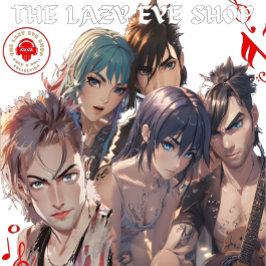 2025アメリカンアニメロッカーコラージュデザイン Tシャツ