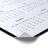 2025イグアナの壁掛けポスター ポスター (角)