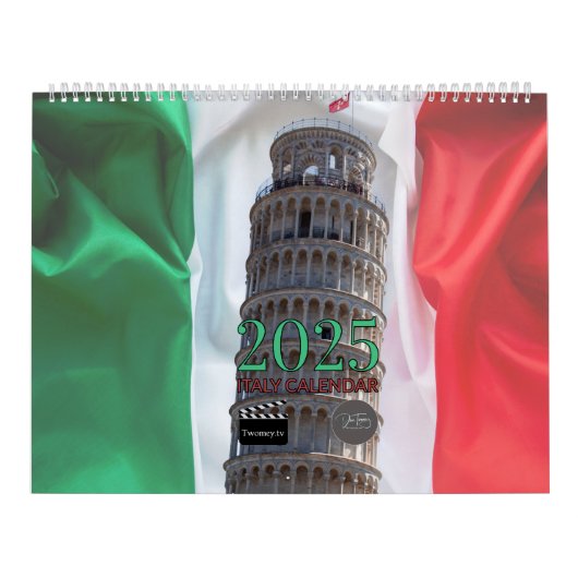 2025イタリア暦 カレンダー (カバー)