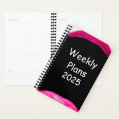 2025ウィークリープランシンプルデザイン プランナー手帳 (ディスプレー)
