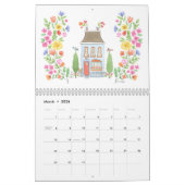 2025ウォールカレンダー/中8.5インチ高さx 11インチ幅 カレンダー (3月 2026)