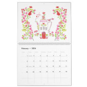 2025ウォールカレンダー/大11インチx 14.25インチw カレンダー (2月 2026)