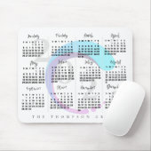 2025エレガント年のカレンダー会社のロゴ マウスパッド (マウス)