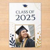 2025エレガント年のデザイン アクリル招待状 (正面)