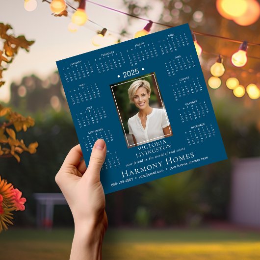 2025エレガント年カスタム磁気カレンダー