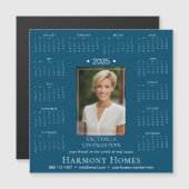 2025エレガント年カスタム磁気カレンダー (正面/裏面)
