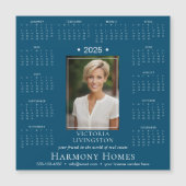 2025エレガント年カスタム磁気カレンダー (正面)