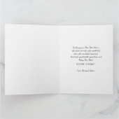 2025エレガント年月中国の正月 カード (内部)