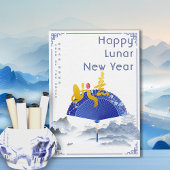 2025エレガント年月中国の正月 カード