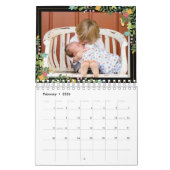 2025エレガント年2ページの予定表に自分の写真を追加 カレンダー (2月 2026)