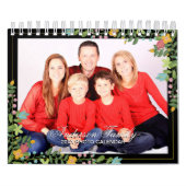 2025エレガント年2ページの予定表に自分の写真を追加 カレンダー (カバー)