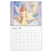 2025エンジェルファンタジーアートアップフィティング引用文カスタム カレンダー (2月 2026)