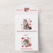 2025オタワ二カ国政府バレンタインデー🐾💖 オールインワン招待状 (内側)