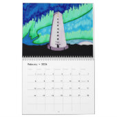 2025オリジナルのアートワークスケッチカレンダー カレンダー (2月 2026)