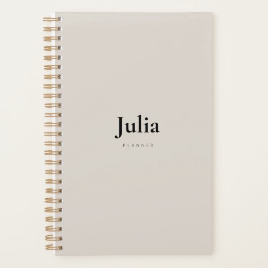 2025カスタマイズ可能なミニマリスト プランナー手帳 (正面)