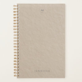 2025カスタマイズ可能なミニマリスト プランナー手帳