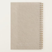 2025カスタマイズ可能なミニマリスト プランナー手帳 (裏面)