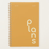2025カスタマイズ可能なBright Plan プランナー手帳 (正面)