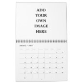 2025カスタマイズ年 カレンダー (1月 2027)