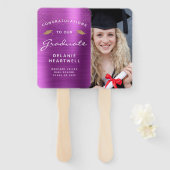 2025カスタムフォトマゼンタ金属目盛 ハンドファン (正面&裏面)