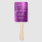 2025カスタムフォトマゼンタ金属目盛 ハンドファン (正面)