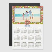 2025カスタムフォトレトロフローラカレンダー (正面/裏面)