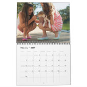 2025カスタム年のフォトカレンダーあなたの思い出 カレンダー (2月 2027)