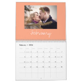 2025カスタム年の家族の写真が自分の写真を作成 カレンダー (2月 2026)