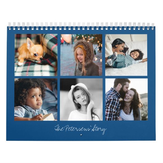 2025カスタム年の家族の写真が自分の写真を作成 カレンダー (カバー)