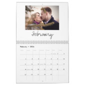 2025カスタム年の家族の写真が自分の写真を作成 カレンダー (2月 2024)