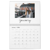 2025カスタム年の家族の写真が自分の写真を作成 カレンダー (1月 2024)