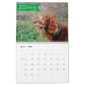 2025カスタム年の犬の写真1枚/月かわいい カレンダー (3月 2026)