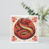 2025カスタム年の金ゴールド赤 カード (スタンド正面)