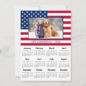 2025カスタム年アメリカ国旗の愛国心 シーズンカード (正面)