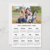 2025カスタム年フォトファモダンミリ12ヶ月カレンダー シーズンカード (正面)