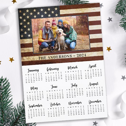 2025カスタム年ヴィンテージアメリカ国旗の愛国心 シーズンカード