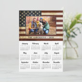 2025カスタム年ヴィンテージアメリカ国旗の愛国心 シーズンカード (スタンド正面)