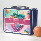 2025カラフル年いちご1年生スター メタルランチボックス (インサイチュ)