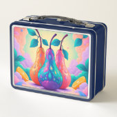 2025カラフル年の梨1年生の星 メタルランチボックス (裏面)