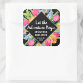 2025カラフル年卒感動的業 スクエアシール (バッグ)