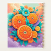 2025カラフル年1年オレンジカスタム プランナー手帳 (裏面)